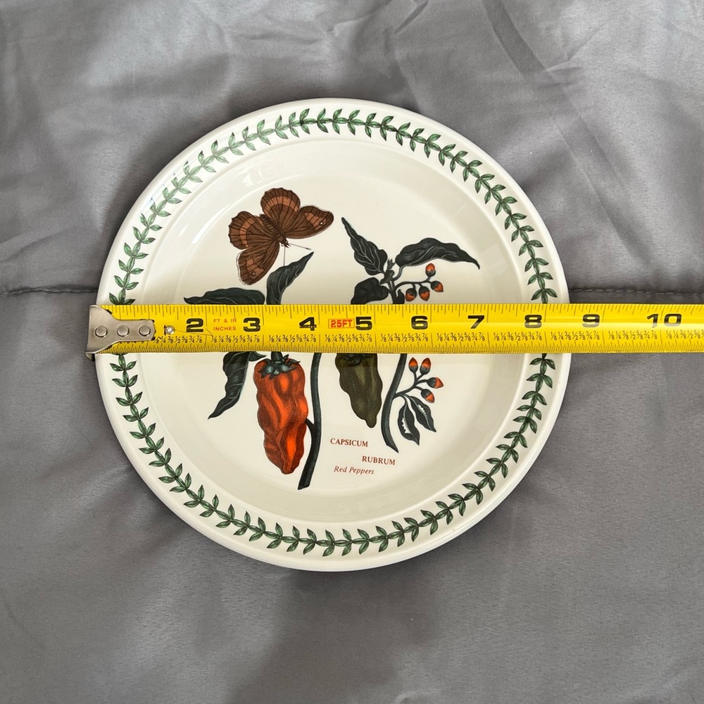 Set of 4 Portmeirion 8.5” Botanic Garden Dinner Plates